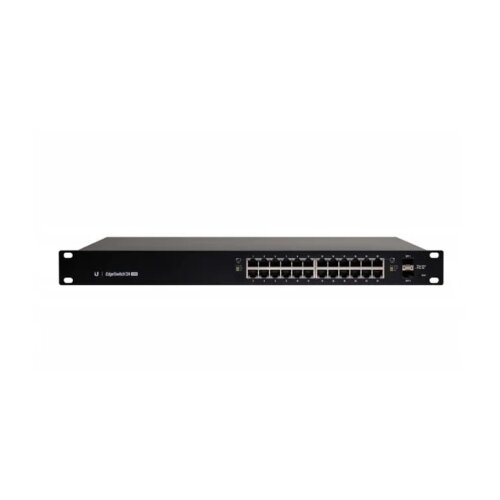 Ubiquiti ES-24-250W network switch Managed L2 /L3 Gigabit Ethernet (10 /100 /1000) Power over Ethernet (PoE) 1U Black Cene