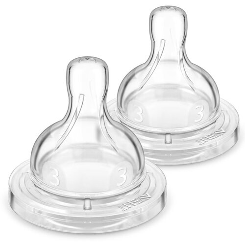Philips Anti-colic Flow 3 cucelj za stekleničko proti kolikam 3 m+ Medium Flow 2 kos Cene