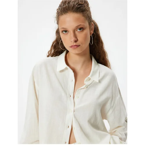 Koton Long Sleeve Shirt Buttoned Classic Collar Cotton