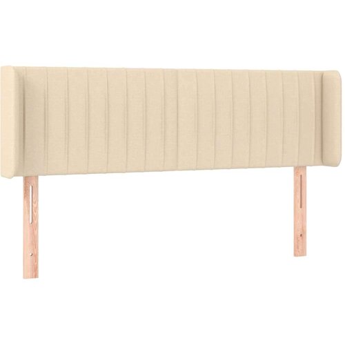  Uzglavlje krem 147x16x78/88 cm od tkanine Slike