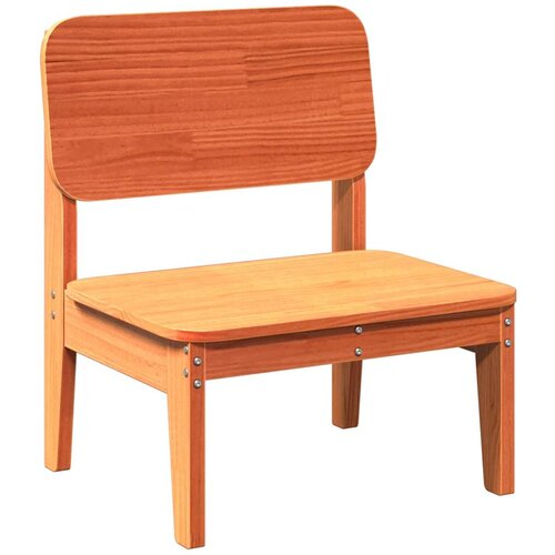 Maison Chic Vrtni Stoli - Stol za vrt Wax Brown 60x52,5x72 cm Leseni masivni borovec JS725, (21878052) Slike