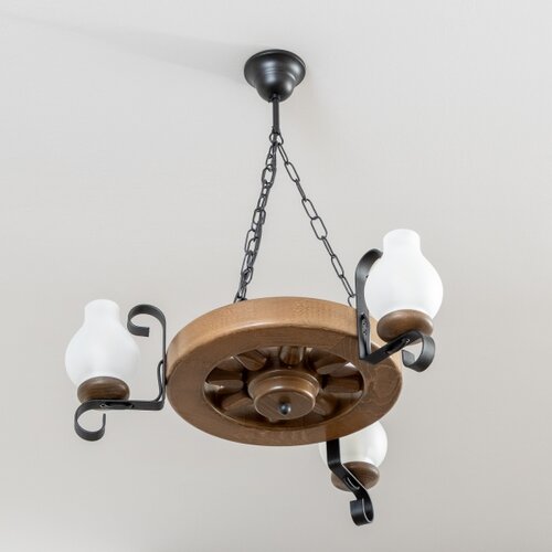  Brilagi - Luster na lancu ROATA 3xE14/40W/230V bukva/orah Slike