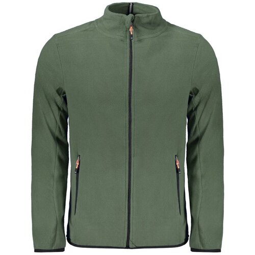 Norway 1963 Mu&amp;scaron;ka Zip-Up Majica Zelena Slike
