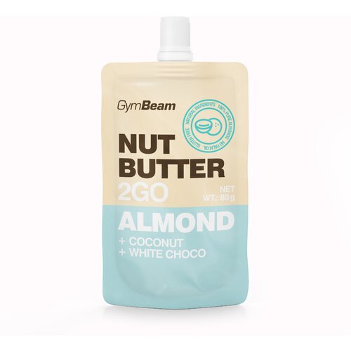 GymBeam Nut Butter 2GO - Maslac od badema sa kokosom i bijelom čokoladom Cijene