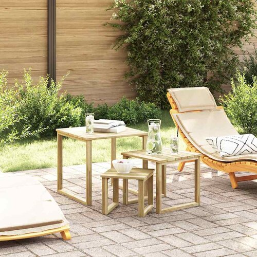  Stol 3 pcs Prirodna Impregnirana borovina Cijene