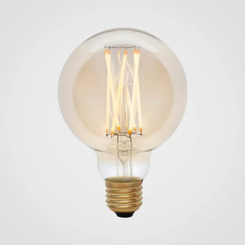 Tala LED/filament zatemnitvena žarnica s toplo svetlobo z žarnico E27, 6 W Elva –