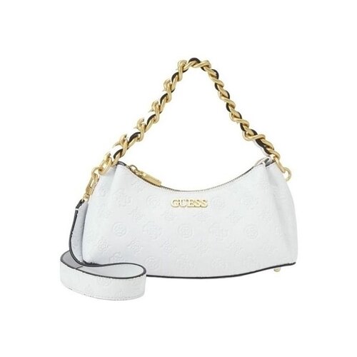 Guess Ročne torbice GEVA TOP ZIP SHOULDER Bela Slike
