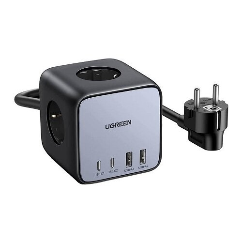 Ugreen 3-smerna vtičnica s stikalom DigiNest Cube 7v1, 65W, USB-C / AC 60113 Cene