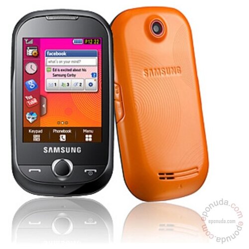 Samsung S3650 Corby Orange mobilni telefon Slike