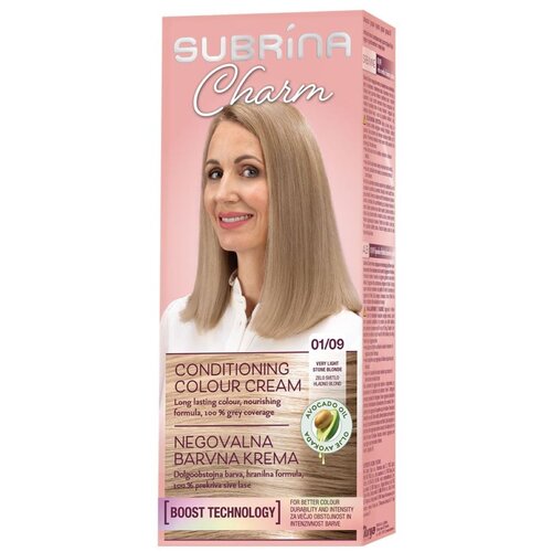 Subrina Charm Farba za kosu 01/9 Veoma svetlo hladno plava Slike