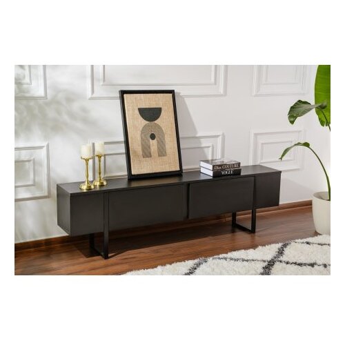 Hanah home TV Komoda Serenity, 180x50x29.5cm, Crna Slike