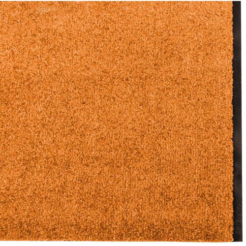 vidaXL Predpražnik Oranžen, Črn Poliamid 400 x 120 x 0.9 cm Predpražnik Cene