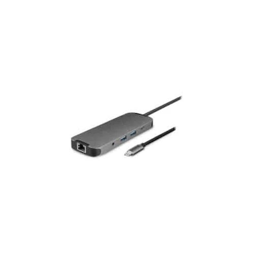 Chieftec Docking 9u1 USB-C, 80W, Gigabit Lan HDMI 2.0, 2xUSB 3.2, Card Reader