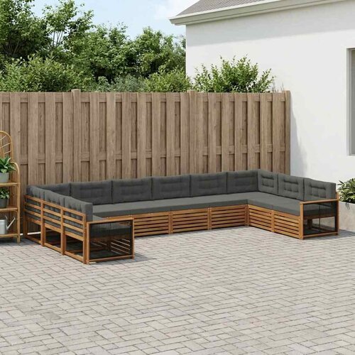  Setovi sofa 10 kom. Čvrsto drvo akacije Cene
