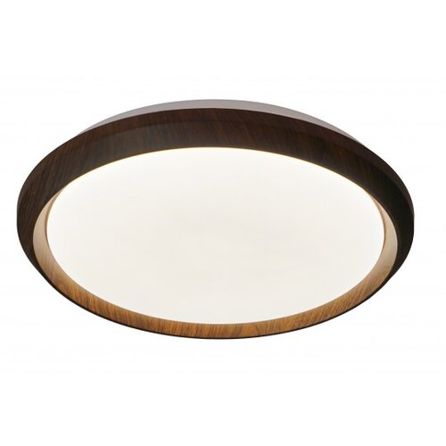 Mitea Lighting M205486 tamna boja drveta 24W led smd 6500K plafonjera fi380 x h80mm Cene
