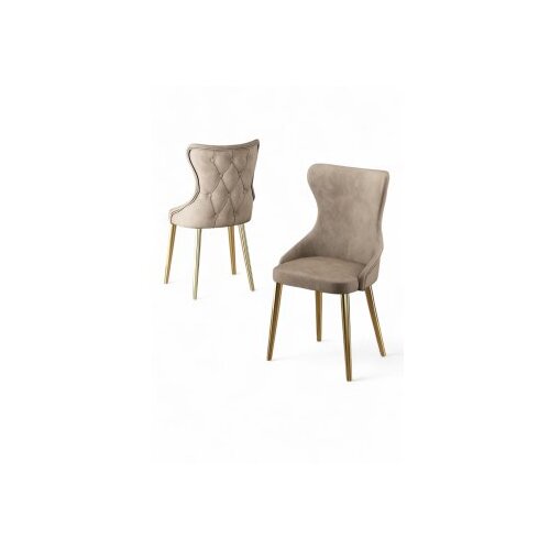 Hanah home set stolica (4 komada) alpa cappuccino gold Cene