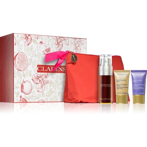 Clarins Double Serum &amp;amp; Nutri-Lumi&amp;egrave;re Collection poklon set (za zrelu kožu lica) Slike