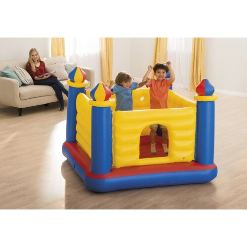 Intex napuhujući trampolin dvorac za djecu 174 &amp;times; 174 &amp;times; 135 cm Slike