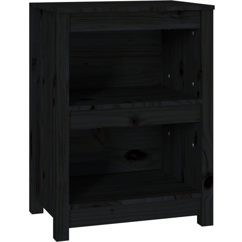  za knjige Crna 50x35x68 cm od masivne borovine Slike