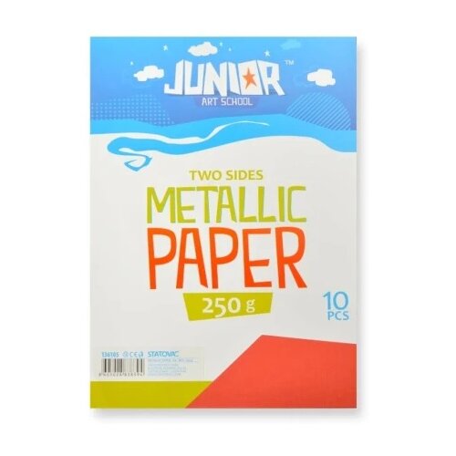 Junior jolly metallic paper papir metalik a4 250g 10k - odaberite nijansu crvena ( 136105 ) Cene