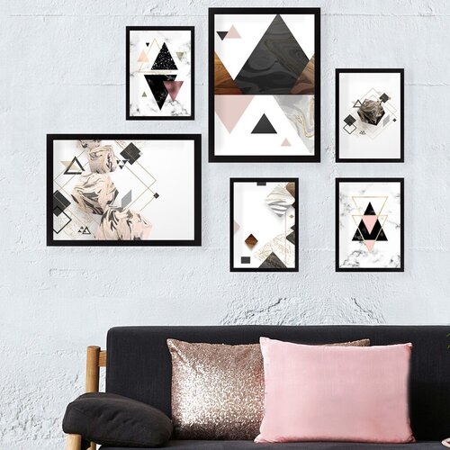 Wallity set slika SET_049, 6 dijelova Cijene