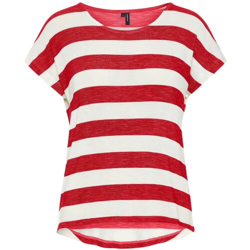 Vero Moda Majica brusnica / bela Slike