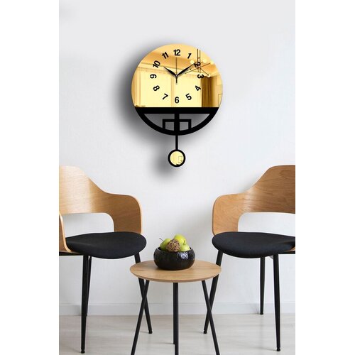 Wallity Zidni sat Vlnt108Al, 39x50 cm, zlatna boja Slike