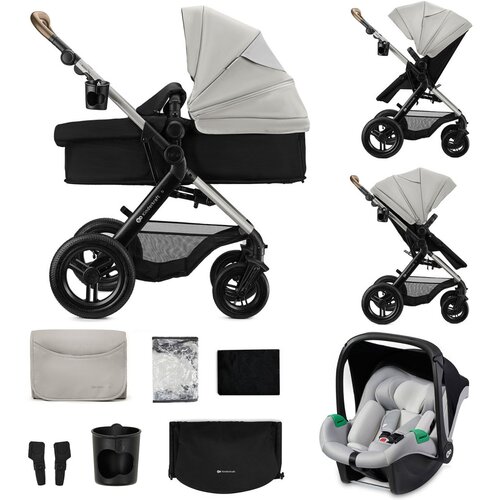 Kinderkraft Kolica Moov 2 XL 3u1 MINK PRO, Moonlight Grey Cijene