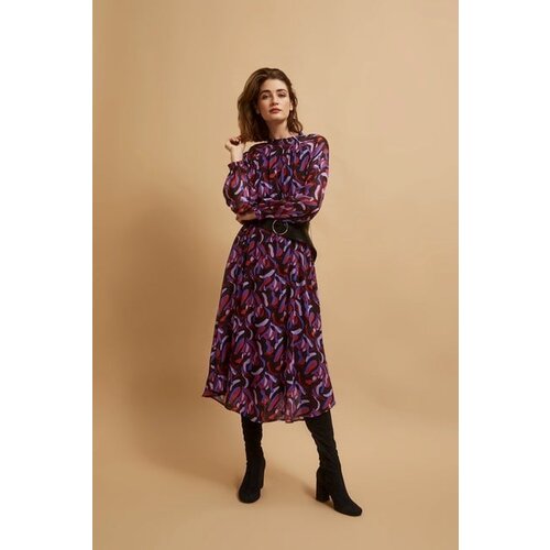 Moodo Midi dress with belt Slike