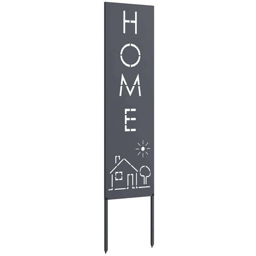 VidaXL Privatnost u vrtu Antracit 32 x 140 cm Hladno valjana čelična Slike