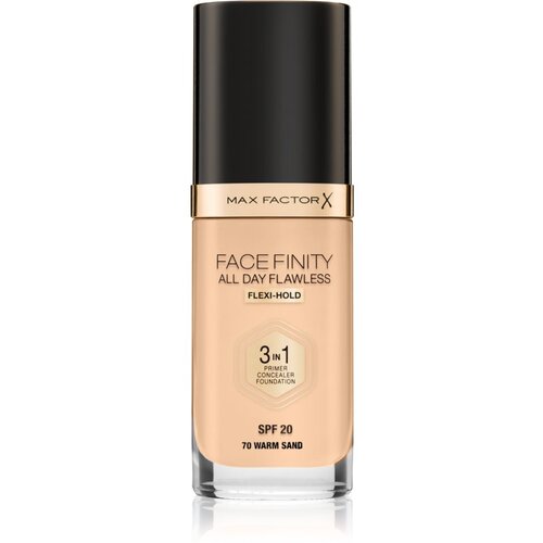 Max Factor Facefinity All Day Flawless SPF20 tekoča podlaga z uv zaščito 30 ml odtenek 70 Warm Sand Cene