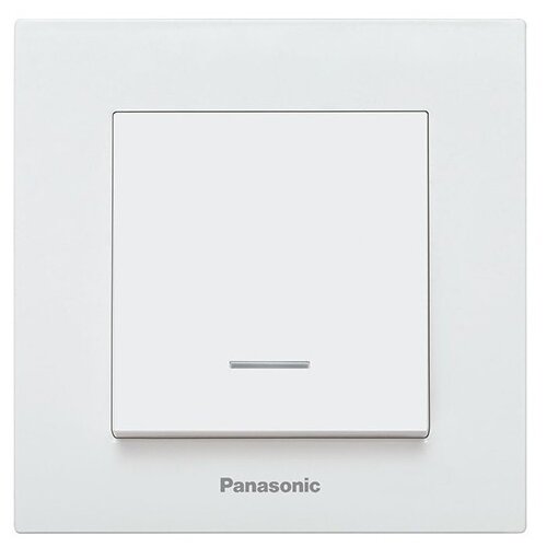 Panasonic Prekidač beli običan sa tinjalicom vijčani 10A 250V WKTC0002-2WH EU4 Karre Plus Cene
