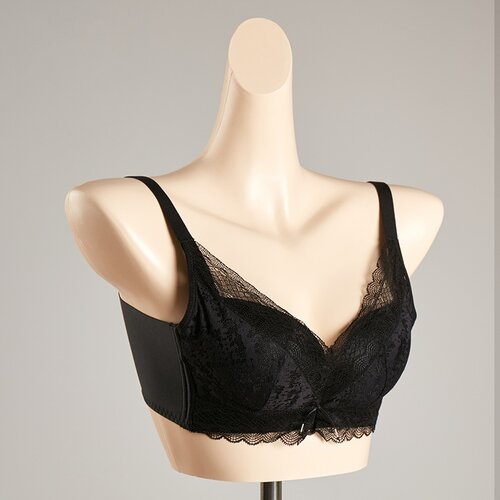 INF Čipkasti modrček - žametno mehak in udoben Black XL, (21778996) Cene