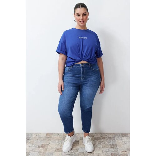 Trendyol Ženska majica Tbbss24Bf00018, Plava Cene