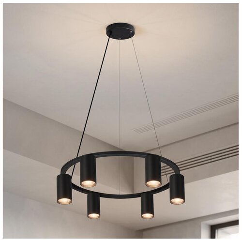 Brilagi Luster na sajli SELE 6xGU10/30W/230V crna Slike
