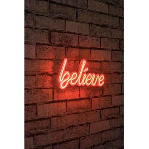 Wallity Zidna LED dekoracija Believe, IP67, 375 cm, 12V, Crvena Cene