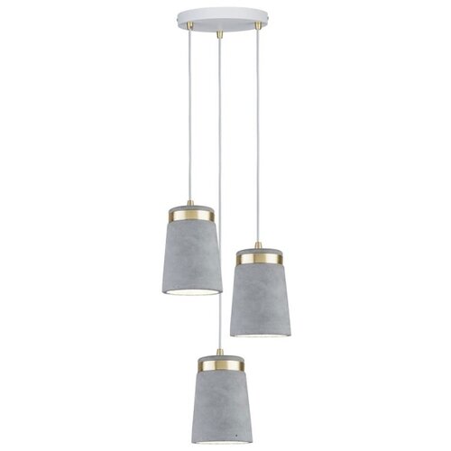 PAULMANN 79627 - Luster na sajli NORELL 3xE27/20W/230V beton Slike