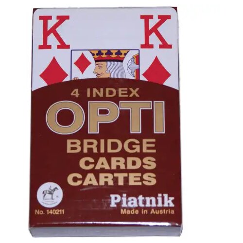 Piatnik Karte za remi Opti Bridge - Cene