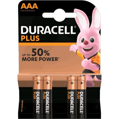 Duracell Baterija alkalna, AAA, 1,5 V, blister 4 kom. &amp;ndash; AAA B4 Slike