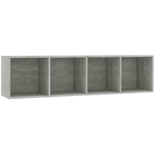 Maison Chic Knjižna omara - Knjižni regal betonsko siva 143x30x36 cm, (21723412) Cene