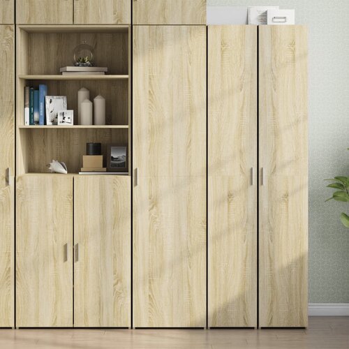 vidaXL Visoka omara sonoma hrast 45x42,5x185 cm inženirski les Cene