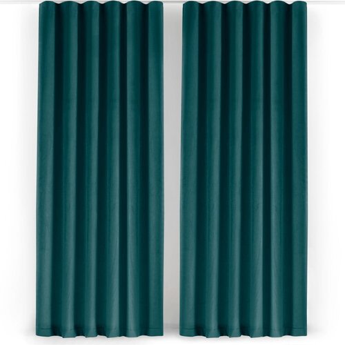 Filumi Modrozelena žametna zavesa za delno zatemnitev 140x270 cm Velto &amp;ndash; Slike