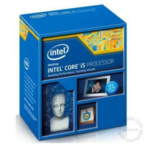 Intel I5-4440 - CPU LGA1150 CORE 3.1GHZ BOX 22NM procesor Slike