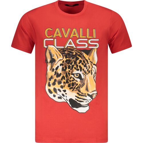 Cavalli Class SHORT SLEEVE T-SHIRT MEN RED Slike