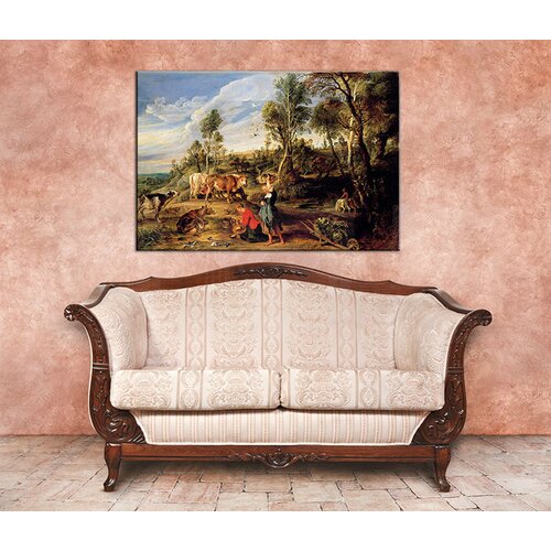  MLEKARNICE S KOTOM NA KRAJINI - Peter Paul Rubens 60x40 cm Cene