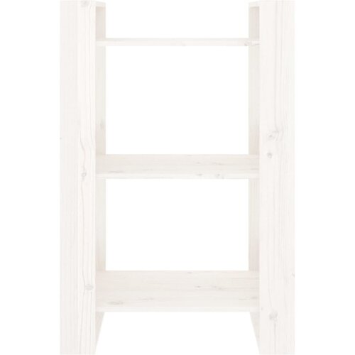  za knjige / pregrada bijeli 60x35x91 cm od borovine Slike