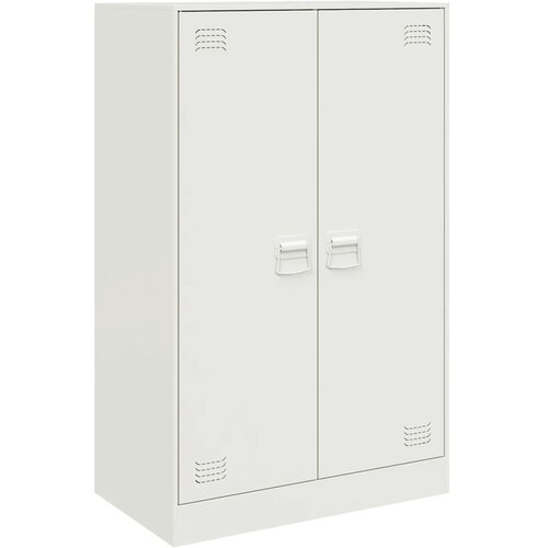 Maison Chic Komoda - Predalnik bela 67x39x107 cm jeklo, (21715694) Slike