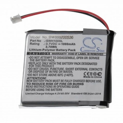 VHBW Baterija za Sony WH-1000xM3, 1000 mAh Slike