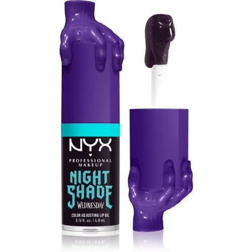 NYX Professional Makeup Wednesday Mystery Lip Oil olje za ustnice odtenek 01 Nightshade 4.8 ml Cene