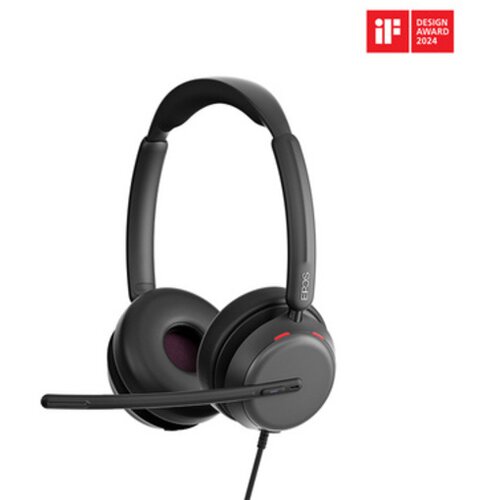 Epos IMPACT 860T ANC Stereo Headset Wired MS Teams Certified Adaptive ANC Noise Cancellation 360-Degree Busylight Super Wideband Tech Cijene